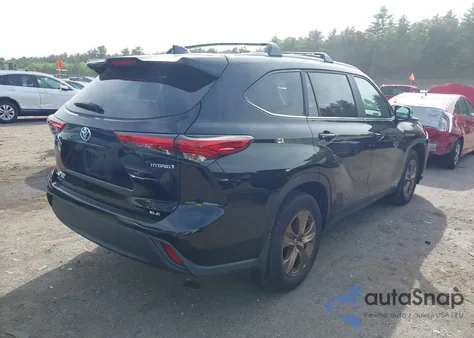 2023 Toyota Highlander Hybrid Xle Bronze из США, поврежденный, VIN 5TDABRCH9PS135442